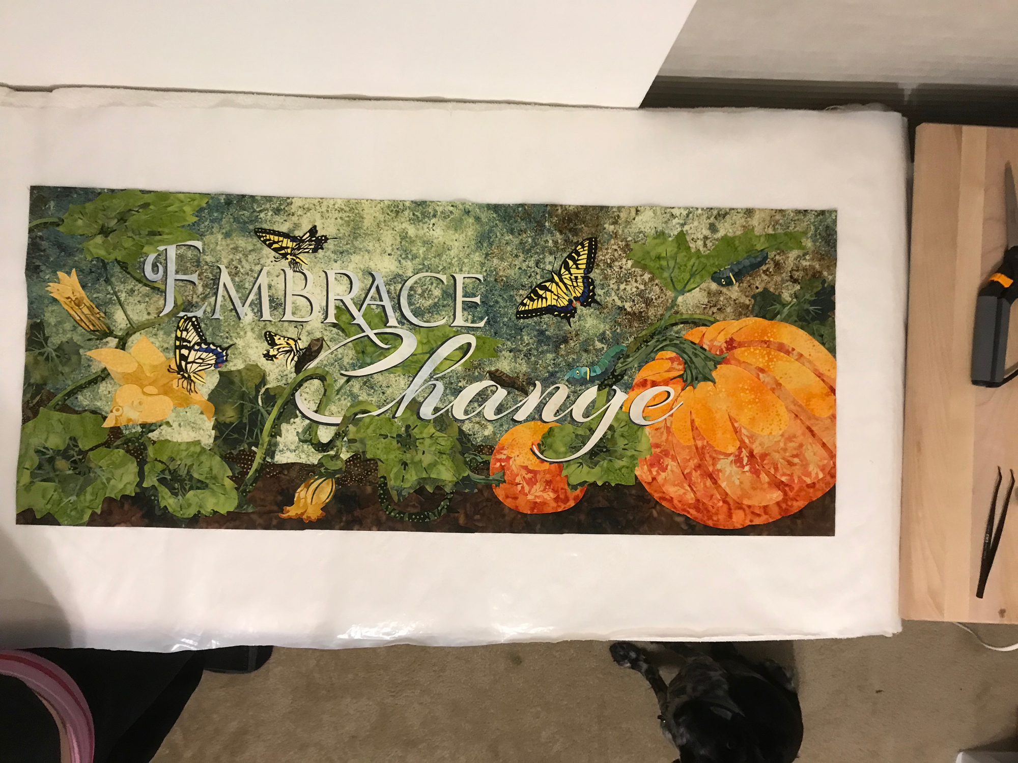 Embrace Change Finished Quilt Top