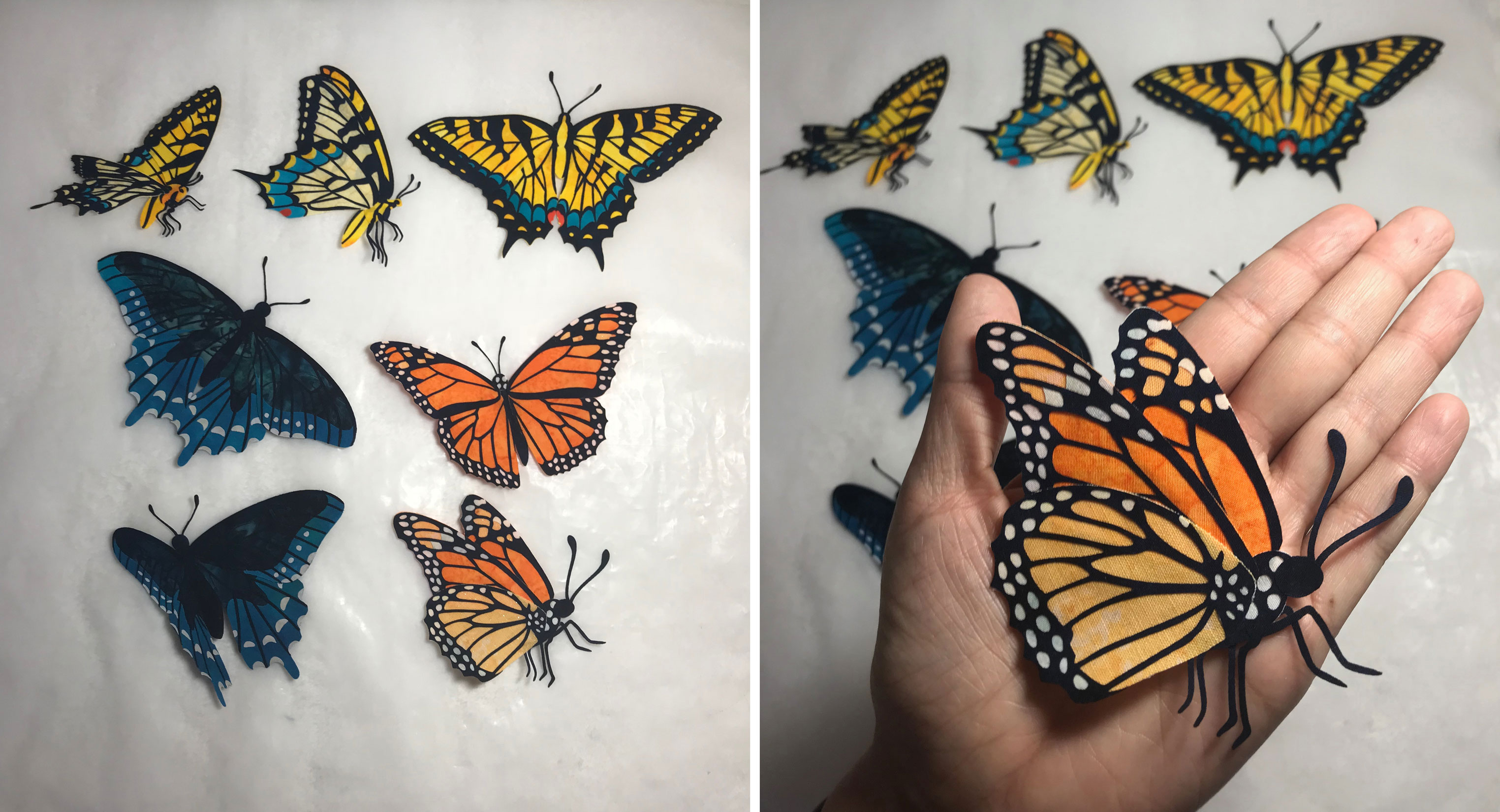 Fabric Butterflies