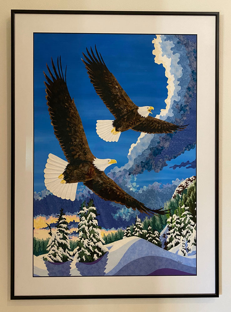 Bald Eagles framed