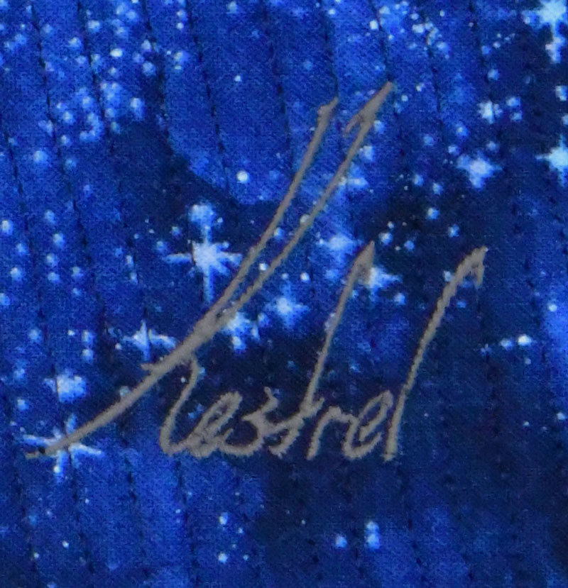 Embroidered signature