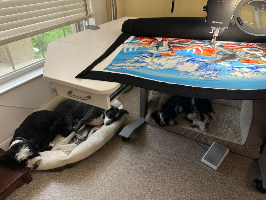 Quilting with Puppies