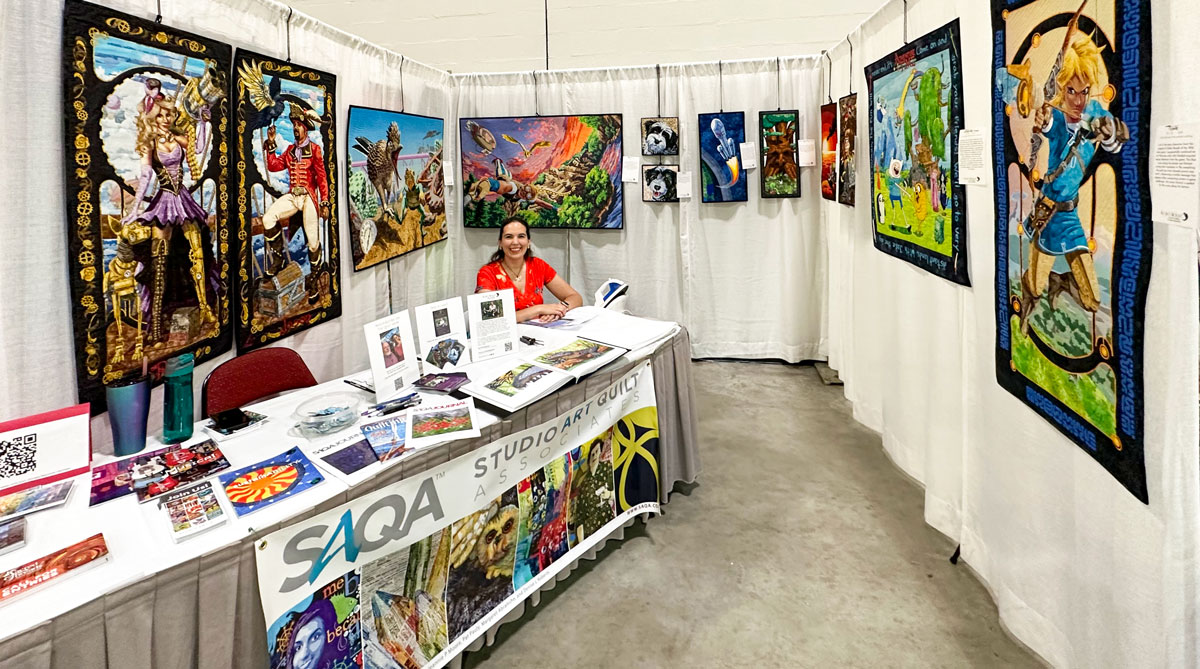 SAQA Booth in Jacksonville