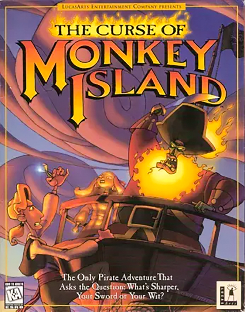 The Curse of Monkey Island cover art