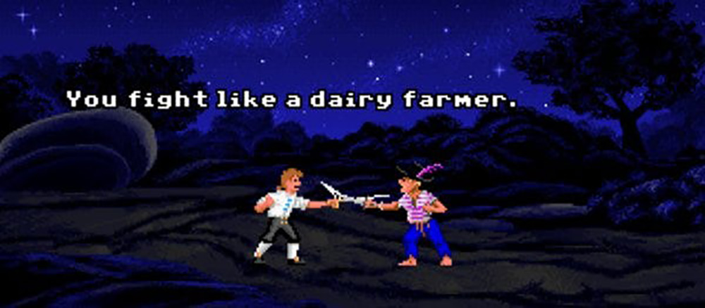 Secret of Monkey Island swordfight