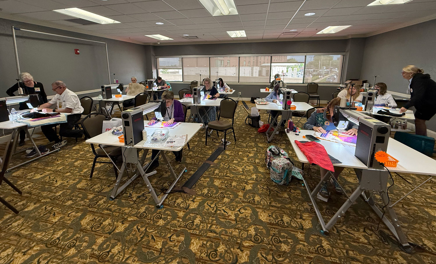 Quilting on Bernina Q20 machines