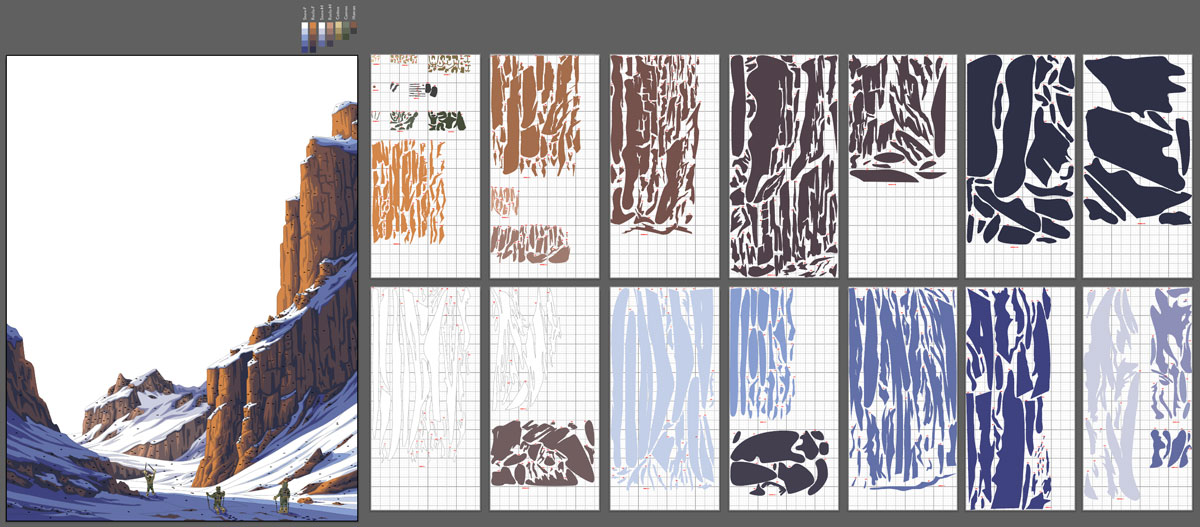 Echoes of Time and Magic Cutting Artboards