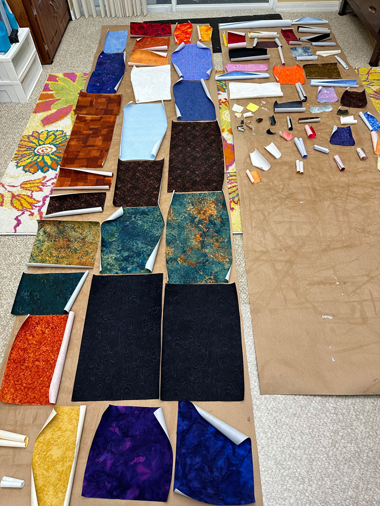 Treating Fabrics with Mod Podge