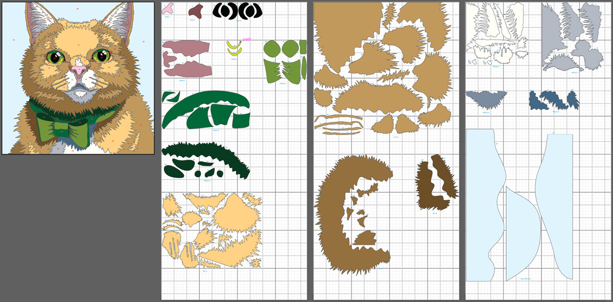 Bowtie Kitty template