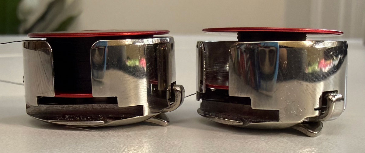 Side-by-side comparison of Bernina bobbin cases