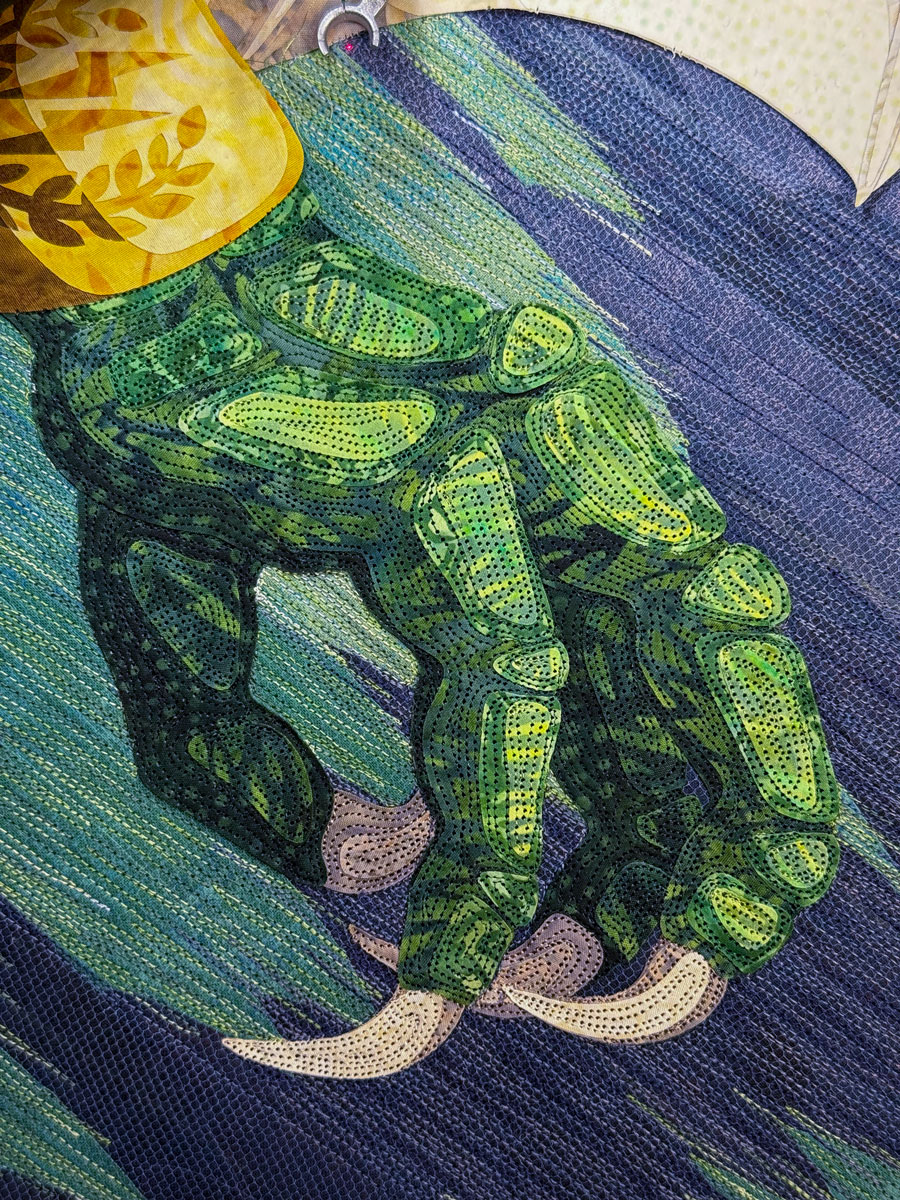 Dragon claw treated with Mod Podge